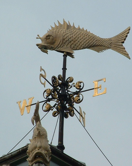 Fish Market Weather Vane