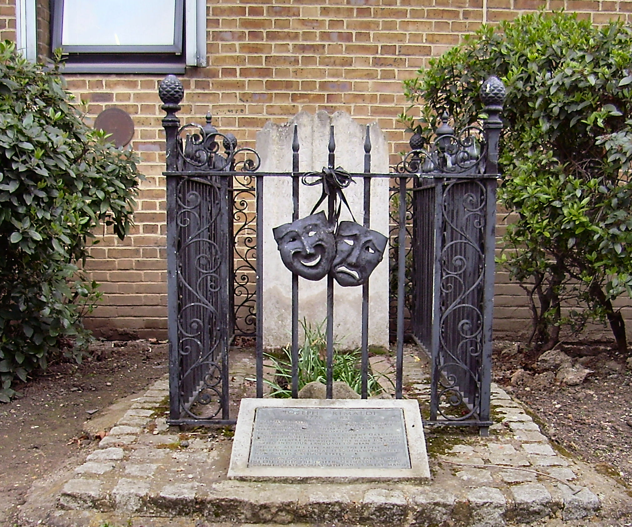 Joseph Grimaldi's grave