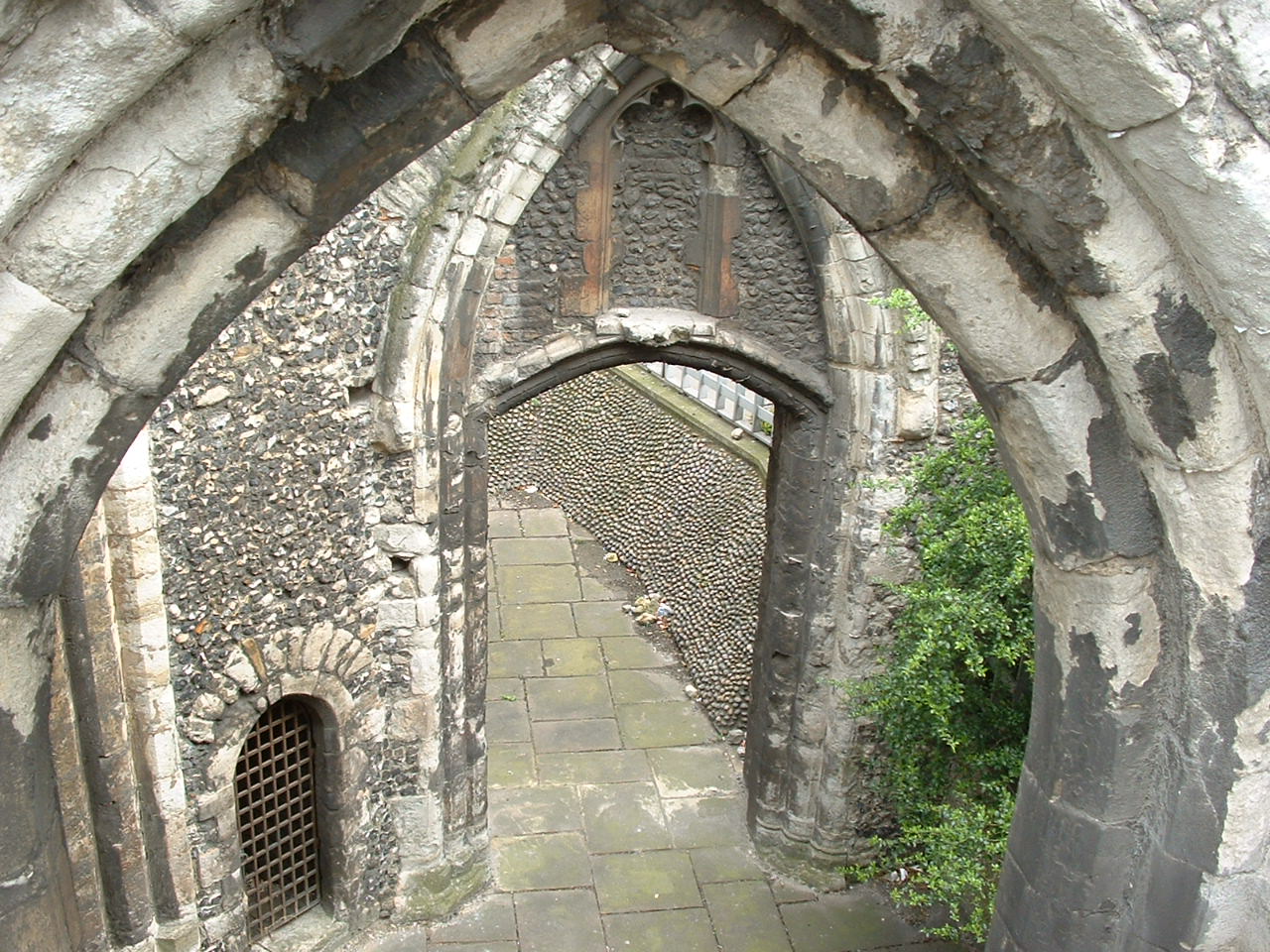 Norman arch at St Alphage